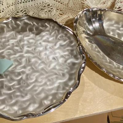 Lot of Vintage WMF Ikora Silver Plated Trays