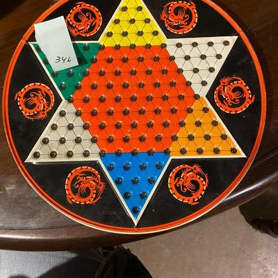 Vintage and Retro Ohio Art Chinese Checker and Checkers Tin