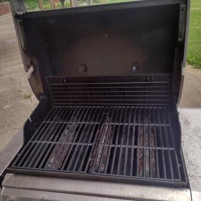 Gas Outdoor Weber Grill Genesis II Propane Tank with Canvas Cover