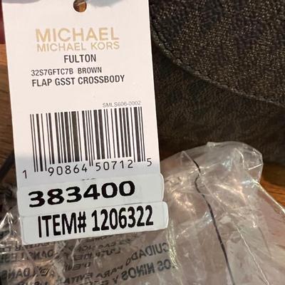 NWT Michael Kors Fulton Logo Crossbody Bag Purse