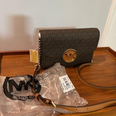 NWT Michael Kors Fulton Logo Crossbody Bag Purse