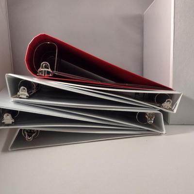 Collection of Binders for Office or Crafting Use