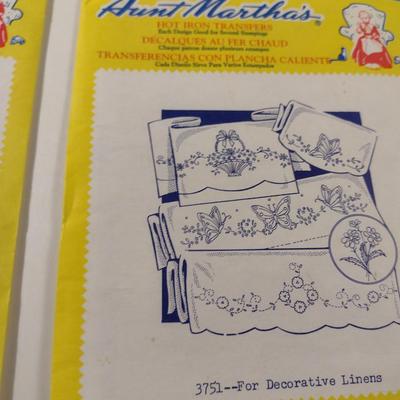 Collection of Hot Iron Transfers