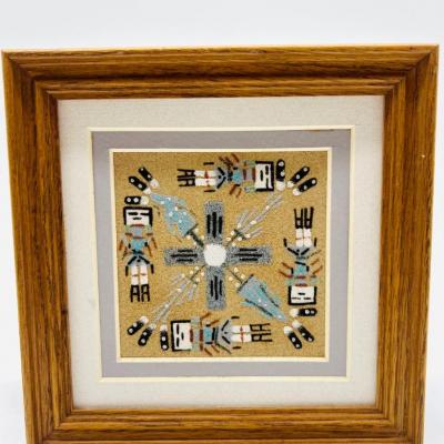 Authentic Native American Navajo Sand Painting