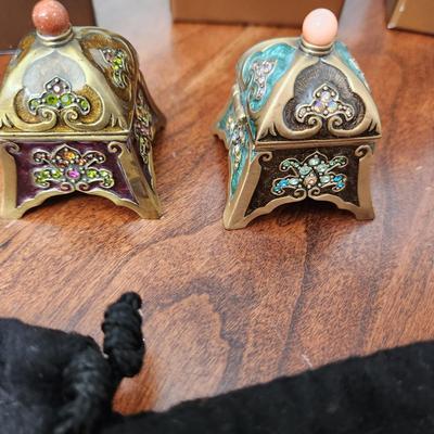 Lot of 3 Jay Strongwater Pill Trinket Boxes