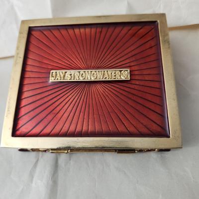 Jay Strongwater Crystal Trinket Box