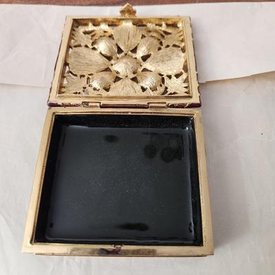 Jay Strongwater Crystal Trinket Box