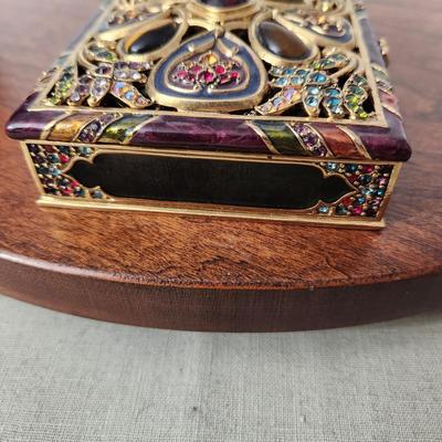 Jay Strongwater Crystal Trinket Box