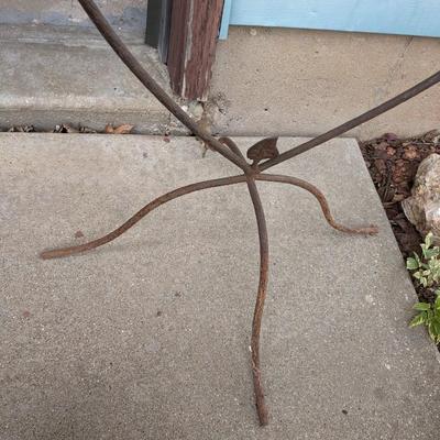 Wrought Iron Hanging Basket Holder