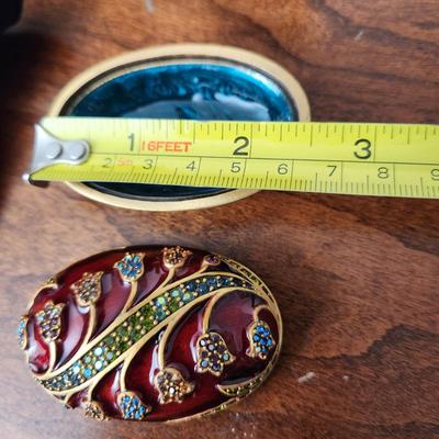 Jay Strongwater Red Trinket Holder