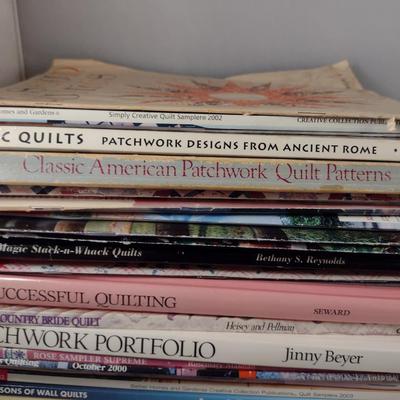 Collection of Instructional Quilting Magazines and Books (#3)