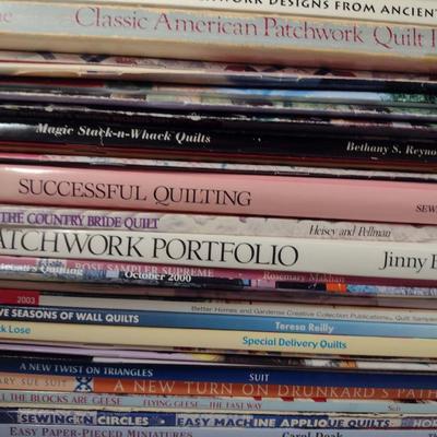 Collection of Instructional Quilting Magazines and Books (#3)
