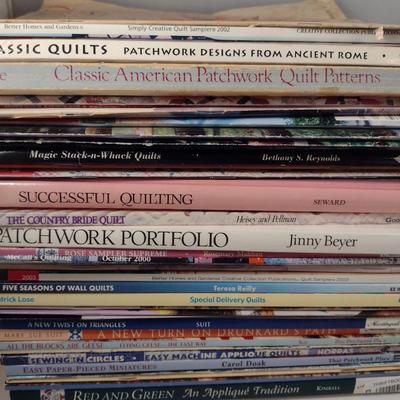 Collection of Instructional Quilting Magazines and Books (#3)