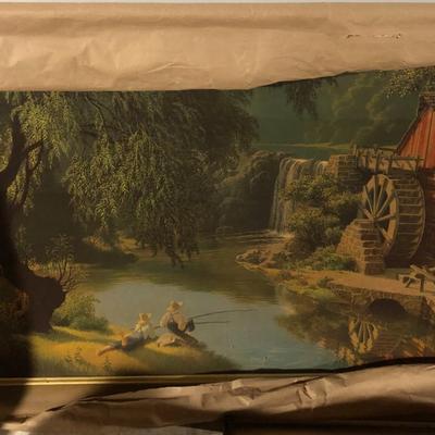 Framed Print on Wood of "The Good Old Days" by Paul Detlefsen