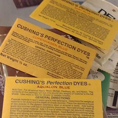 Assorted Fabric Dyes- Rit, Deka, Cushing's, and Basket Tree