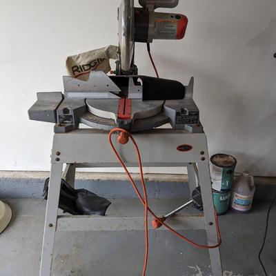 Ridgid Miter Saw and Portable Stand