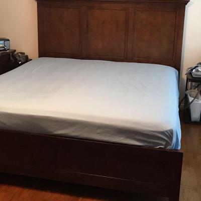 King bed frame, No here, but close to shop 
