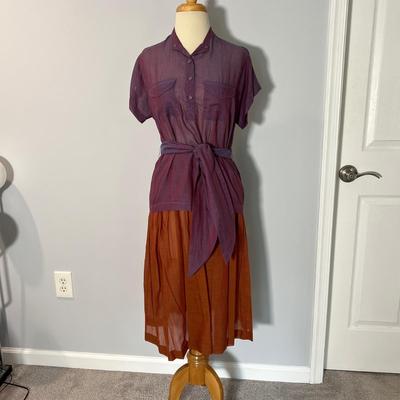 Vintage Diane Von Furstenberg Pant Skirt Set