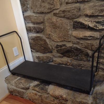 Cast Metal Firewood Rack