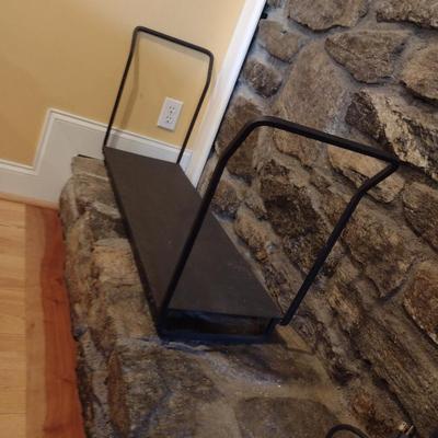 Cast Metal Firewood Rack