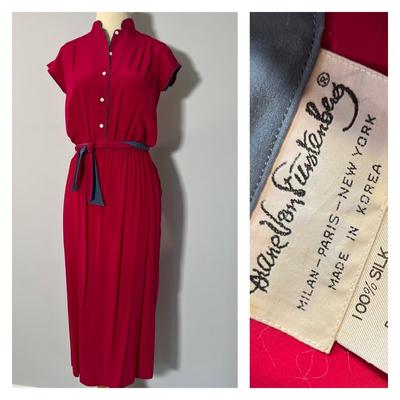 Vintage Silk Diane Von Furstenberg Dress