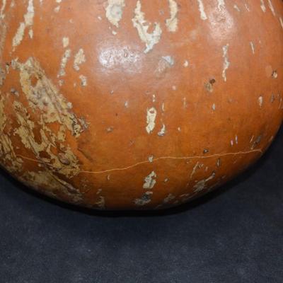 Large Vintage Dried Gourd 17”x10”