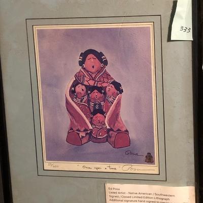 Framed Lithograph Print of 