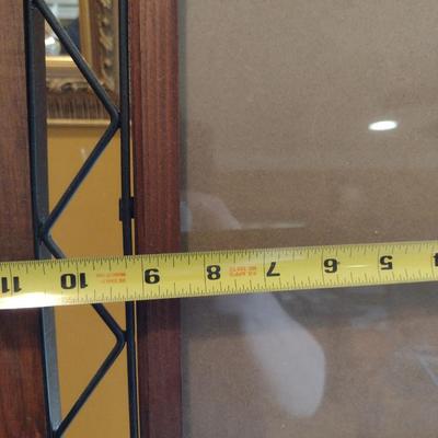 Floor Standing Easel Style Photo Frame with Scroll Design