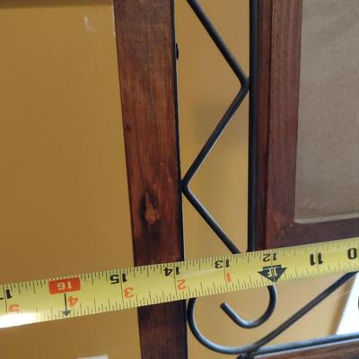 Floor Standing Easel Style Photo Frame with Scroll Design