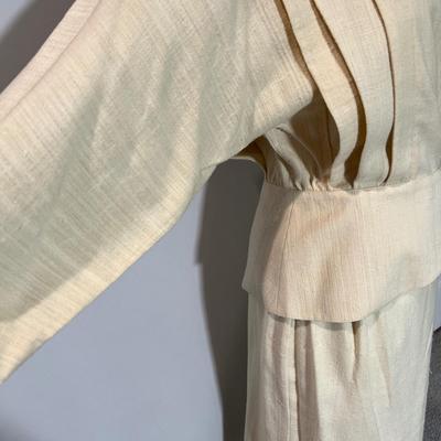 Vintage Pierre Cardin Raw Silk Womens Suit