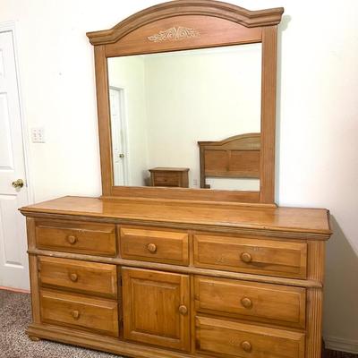 Large Dresser & Mirror