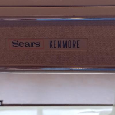 Sears Kenmore Sewing Machine Model 5186 in Wooden Cabinet