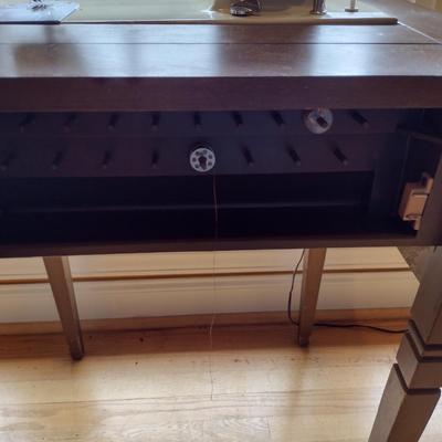Sears Kenmore Sewing Machine Model 5186 in Wooden Cabinet