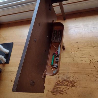 Sears Kenmore Sewing Machine Model 5186 in Wooden Cabinet