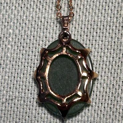 Gold with Jade Colored Stones, incl 10K & 14K (K-BB)