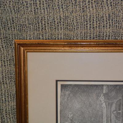 Sale Photo Thumbnail #19: Frame measures 24"x21.25". In good condition, no flaws to note.