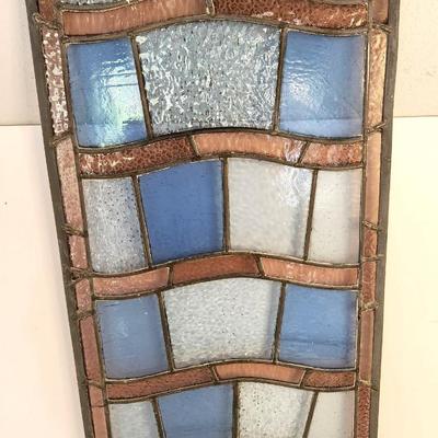 Lot #43 Artisan Stained Glass Window