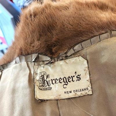 Lot #45 Vintage KREEGER'S Mink Coat - Size 10-16