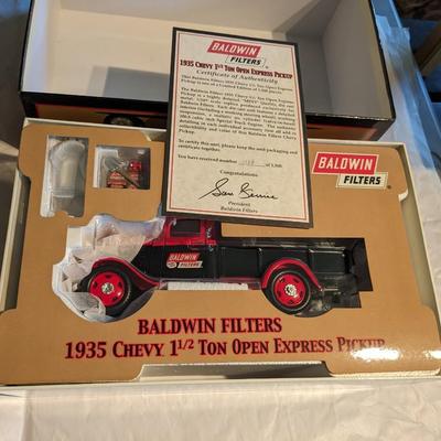 NIB Baldwin Filters 1935 Chevy 1 1/2 Ton Open Express Pickup
