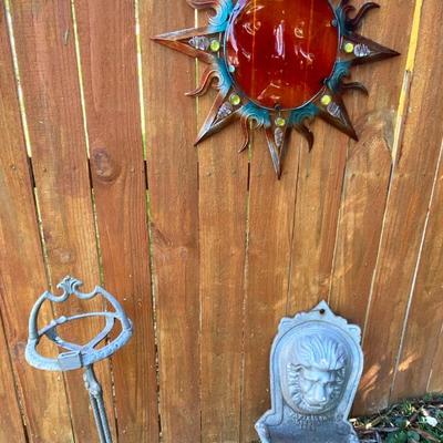 Trio of Outdoor Decor Lot