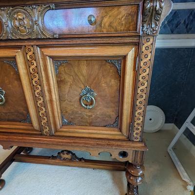 Very Rare Rockford Furniture Co Antique China Cabinet