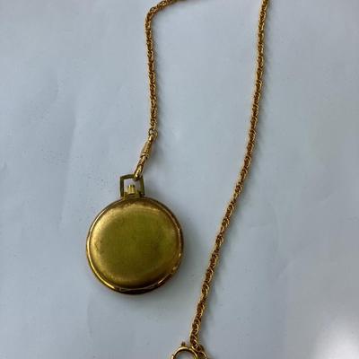 Vintage Wesclox Pocketwatch with Chain