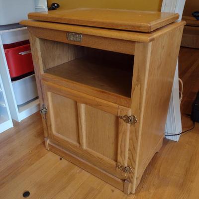 Solid Wood White Clad Television Stand