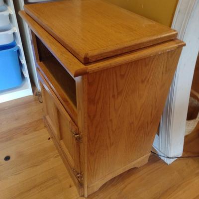 Solid Wood White Clad Television Stand