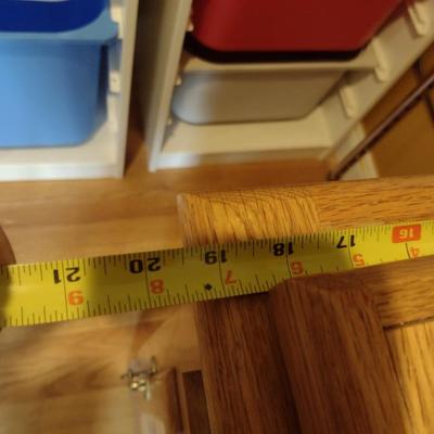 Solid Wood White Clad Television Stand