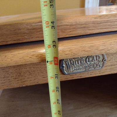 Solid Wood White Clad Television Stand