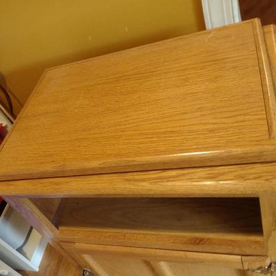 Solid Wood White Clad Television Stand