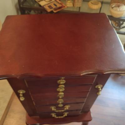 Wooden Jewelry Tower