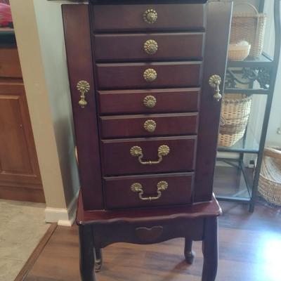 Wooden Jewelry Tower