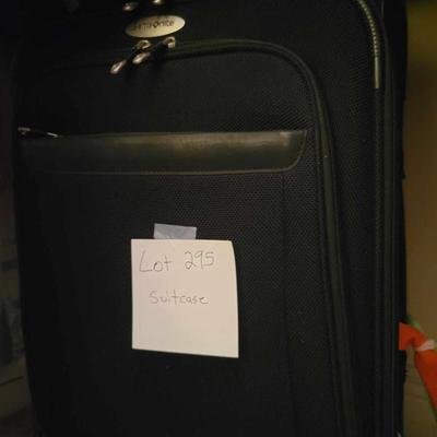Black midsize suitcase